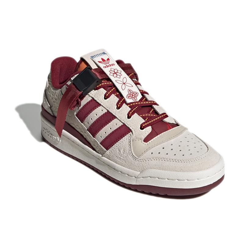 Adidas Forum Low 'Chalk Burgundy' Sneakers GX8866