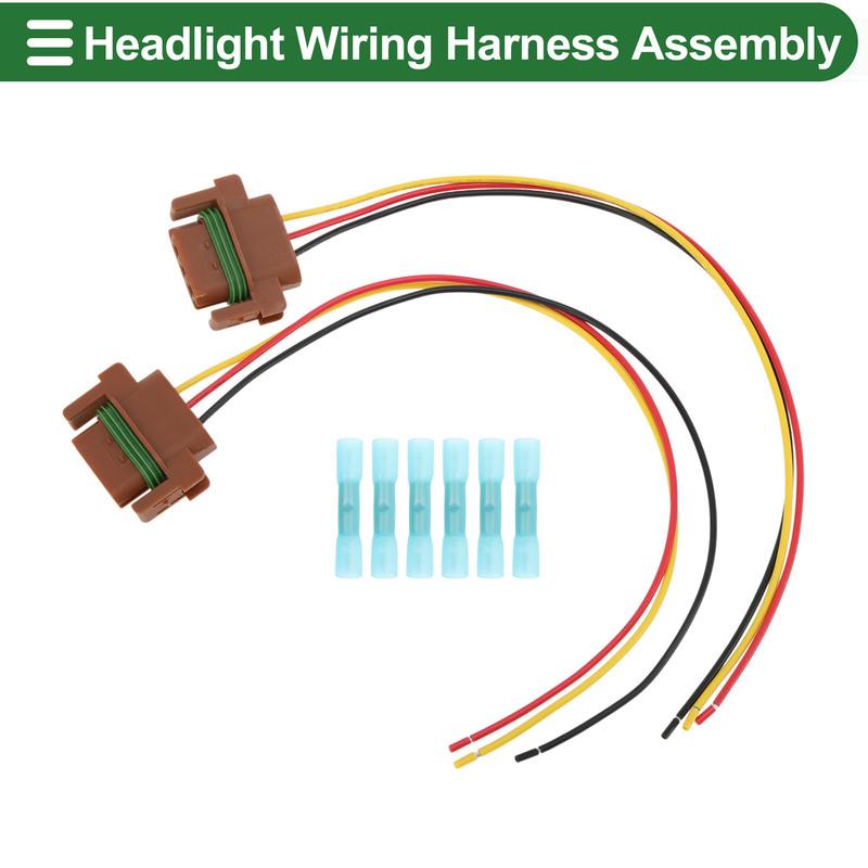 X Autohaux No.55077120AF Headlight Wiring Harness Assembly for Ram 2500 2003-2009
