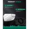 SCITOO Passenger Side Mirror Glass Compatible with 2011-2012 For Ford Fusion For Lincoln MKZ 2011 For Mercury Milan Blind Spot Non-heated Chrome