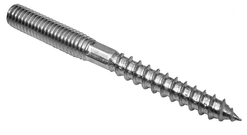 Galvanized Double Thread 8.0*250Mm 100Pcs - 502 D8*250