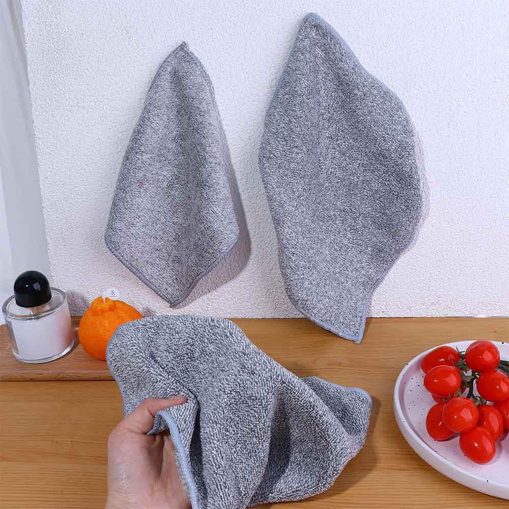 Fiber Washing Cloth Microfiber No Shedding Dish Towel Kitchen Towel Dishcloth Cleaning Cloth