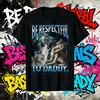 2025 Be Respectful To Daddy Funny Alpha Were Wolf Funny Wolf Meme 100 Pure Cotton Printed Tshirt Round Neck Leisure T Shirt