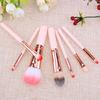 7pcs/set Wood Makeup Brush Foundation Contour Concealer Blush Pen