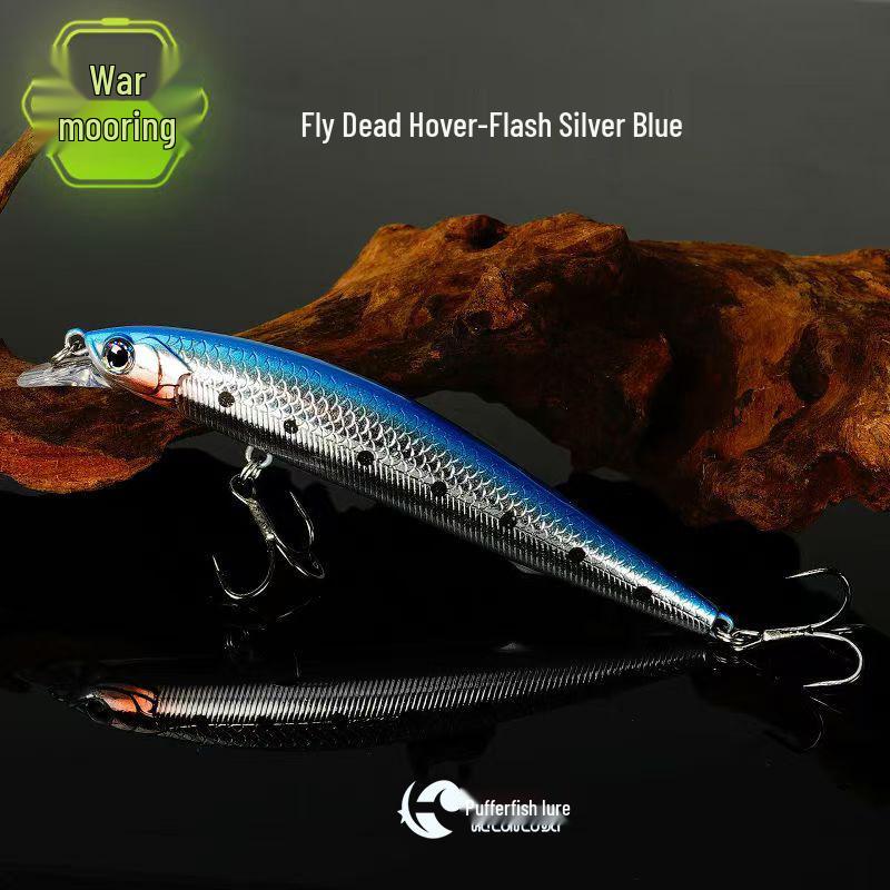 

Дальнобойная колеблющаяся приманка минноу для пресноводной рыбалки 12.5g [10.5cm]