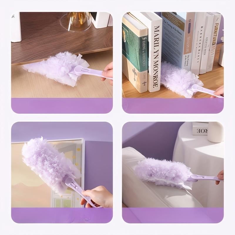 1pc Electrostatic Dust Brush with Adjustable Handle, Home & RV Interior Cleaning Tool, For Living Room, Bedroom, Bathroom, Outdoor Use