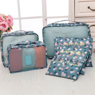 6 STUKS Reisopbergtas Set voor Kleding Netjes Organizer Garderobe Koffer Zakje Reis Organizer Tas Etui Schoenen Pakkubus