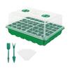 24/48 Holes Seedling Tray Kit with Adjustable Ventilation Lid Seed Starter Germination Box for Balcony Indoor Planting Transpla