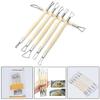 Complete Kit for Clay Sculpting 12 Piece Stainless Steel Double Headed Spatula Set Create Beautiful Designs and Craftworks