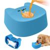 Yogurt Pup Lick Toy for Liquid Treats Bone Broth Yogurt Entertained Ball-in Pet Slow Feeder Lick Toy for Small and Medium Breeds