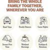 The 150 Conversation Cards Family Edition Makes the Perfect Gift for Festive Gatherings and Reunions with Family and Friends.