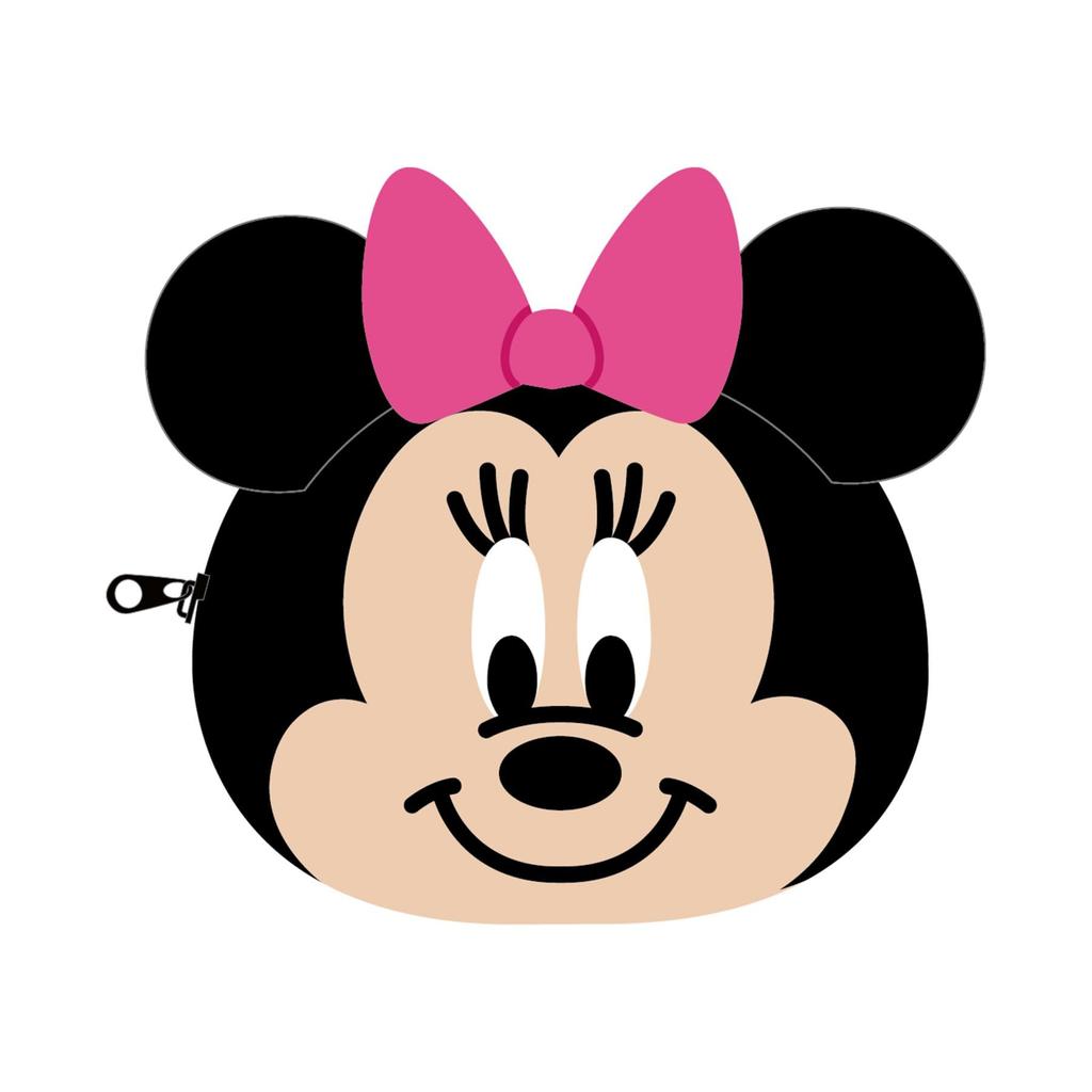 Marushin Face Pocket Sweet Smiley Minnie Pouch, 04,