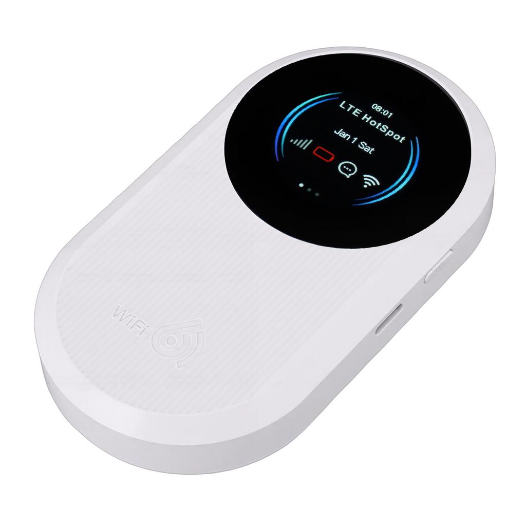 4G LTE Mobile Hotspot Router 3000mAh 300Mbps Portable WiFi6 Hotspot with SIM Card Slot for B1 B3 B5 B7 B8 B20 B38 B40