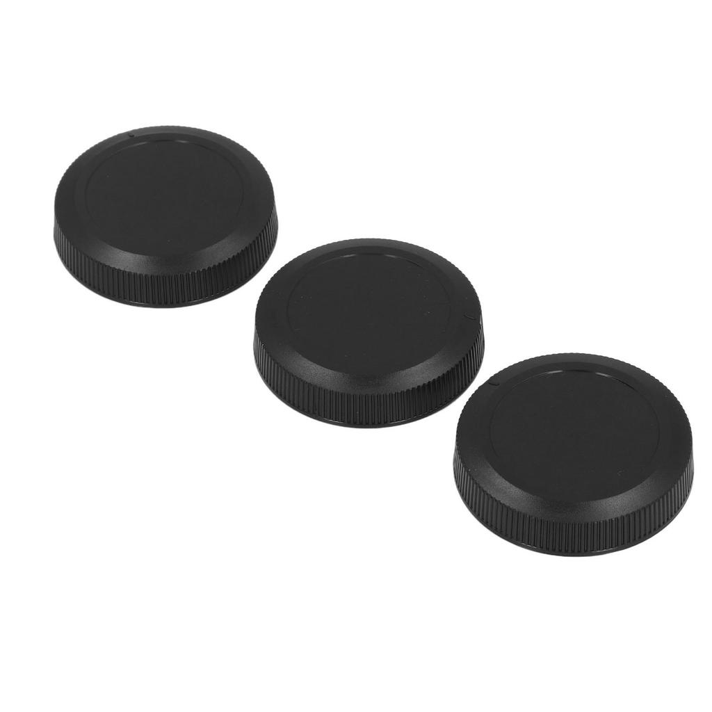 3Pcs Camera Rear Lens Cap Cover Protective RF Mount Camera Body Rear Lens Cap Replacement for Mirrorless Camera