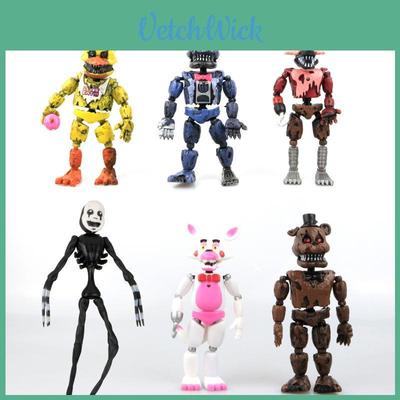 Nádherných 6 akčních figurek Fnaf Five Nights At Freddy's o výšce 19 cm Pro oddané fanoušky