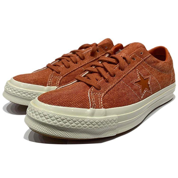 Converse One Star Retro Comfortable Low Top Canvas Shoes Unisex Sneakers Brown 167833C