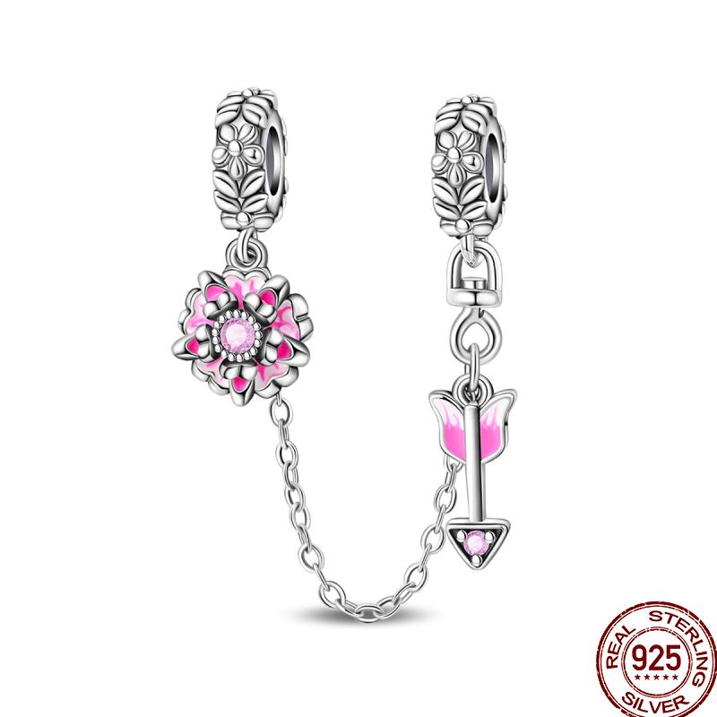 Copper Colorful Beads Youth Multi Series Shiny Inlaid Zircon Pendant Suitable For Pan Original Jewelry Gift