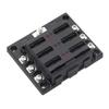 6 Way Blade Fuse Block Fuse Box Holder with LED Indicator 16Pcs Fuses for Automotive Car Truck Boat