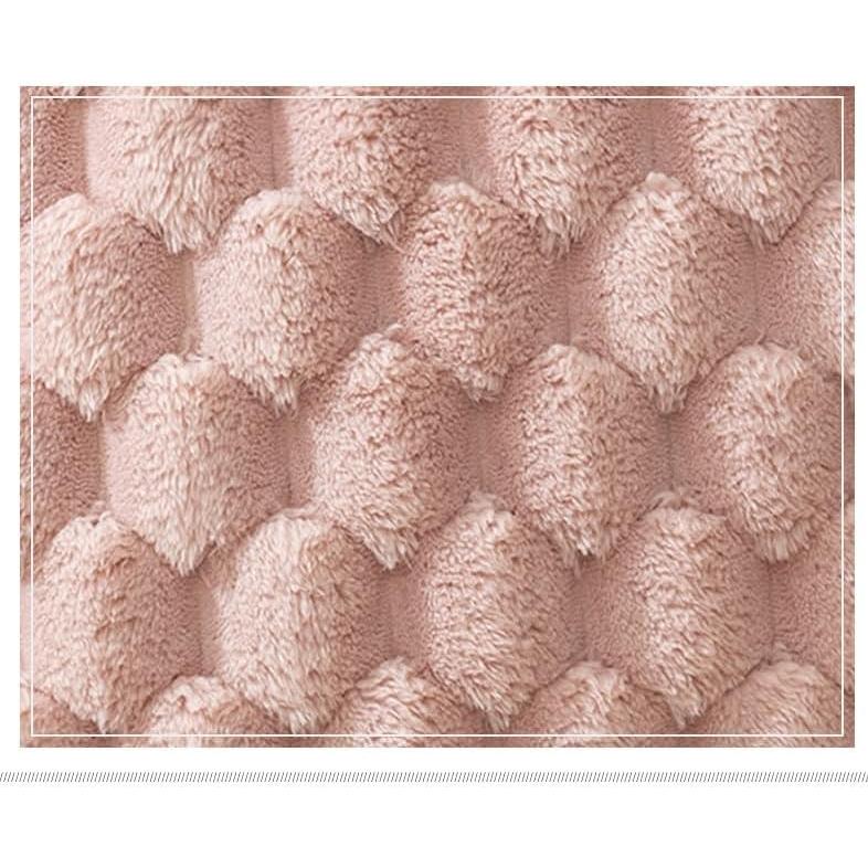 Cushion Cover 30x50cm Set of 2 Stylish Scandinavian Cute Faux Fur Pattern Fluffy Modern Simple Zipper Interior Sofa Cushion Cover (30x50, Off White)