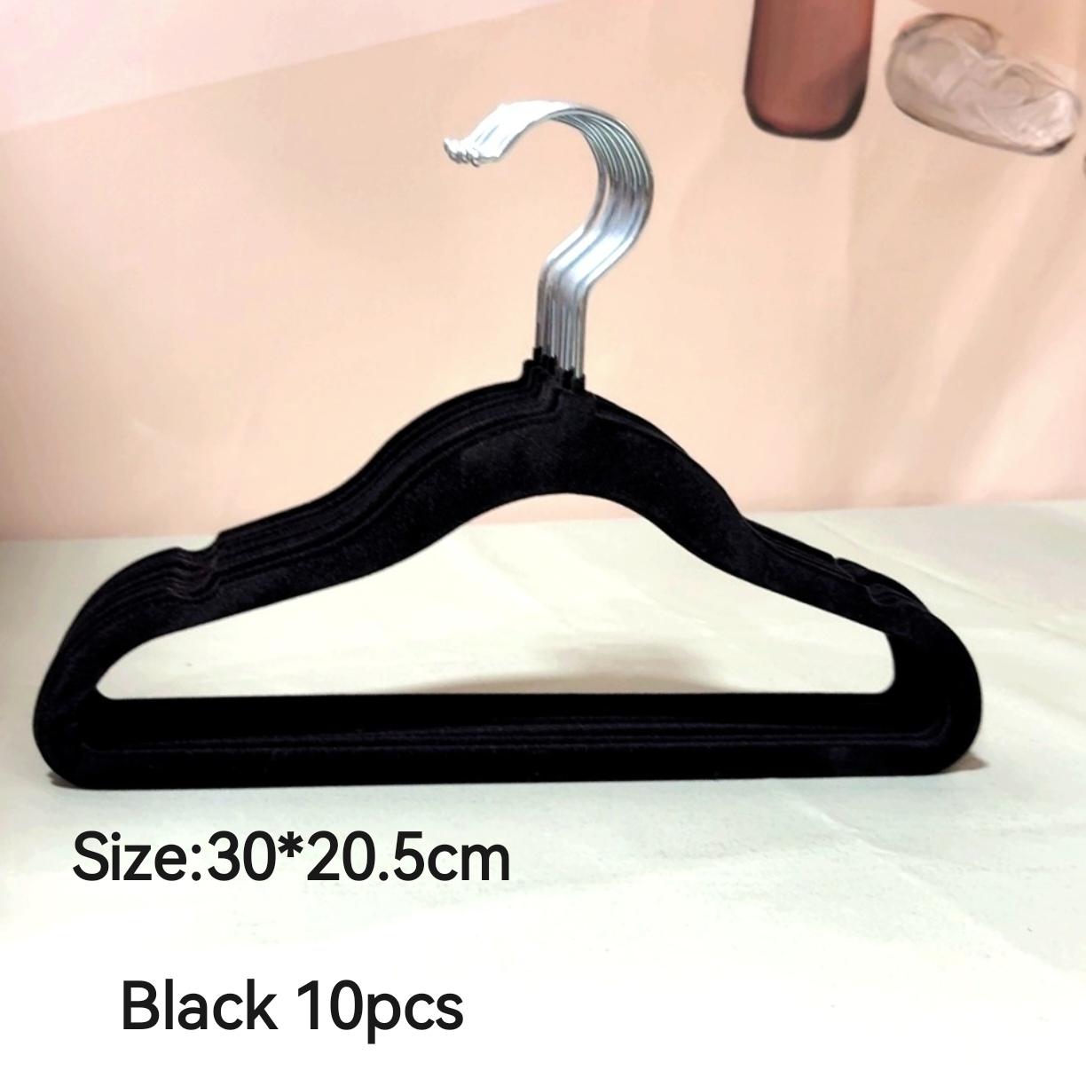 

10/20Pcs Plastic Flocked Hangers, Children s Hangers, Non-Slip Shoulder-Protecting Small Hangers, Do Not Bulge, Do Not Damage Clothes