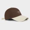 Hood Color Block Baseball Hat Women American Soft Top Sun Shading Face Small Duckball Cap Summer Sun Protection Sun Hat Men
