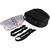 Motorcycle Tail Bag, Motorbike Saddlebags, Waterproof Rear Seat Bike Backpack, Multifunctional Luggage Suitcase, PU Leather Sport Bags, 15 L (Black)