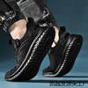 Men's Shoes Spring and Summer Fly-woven Mesh Shoes Azon Large Size Lightweight Sports Casual Shoes Soft-soled Running Shoes