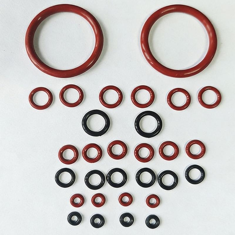 Pack of 30 Universally Coffee Machine Repair Set Silicone Sealing Rings Silicone Texture Easy Installation for Coffee