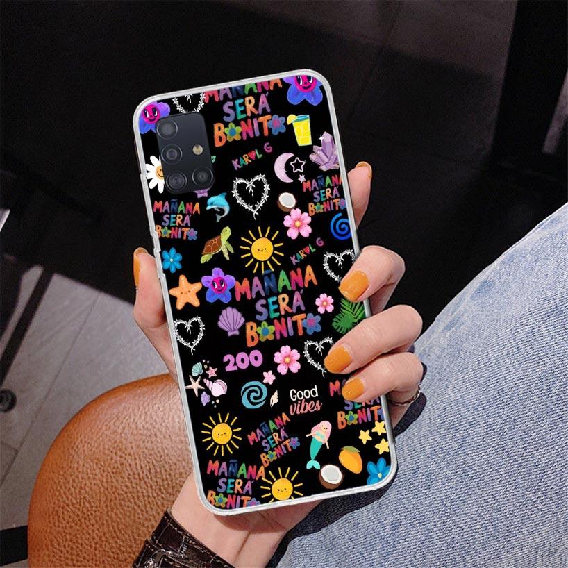 Karolg M-Manana Sera B-Bonito Phone Case For Samsung Galaxy A52 A32 A22 A12 A51 A31 A50S A30S A20S A10S Note 20 Ultra 10 Plus S1