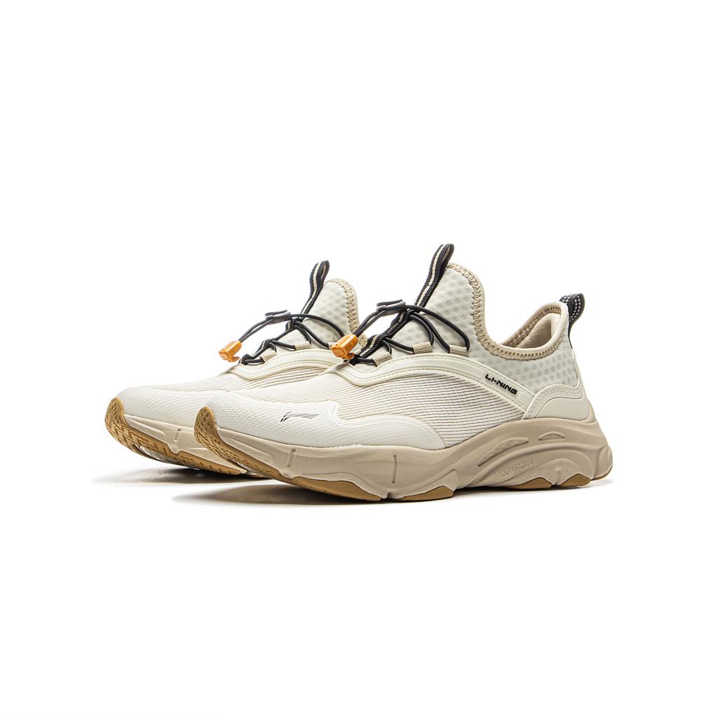 Li Ning Kids Sports Lifestyle Series Synthetic Leather Soft Comfortable Non-Slip Shock Absorbing Wear-Resistant Breathable Casual Shoes YKCV088-7