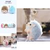 Adorable Hedgehog Plush Toy Soft Stuffed Keychain Doll Cute Small Animal Gift