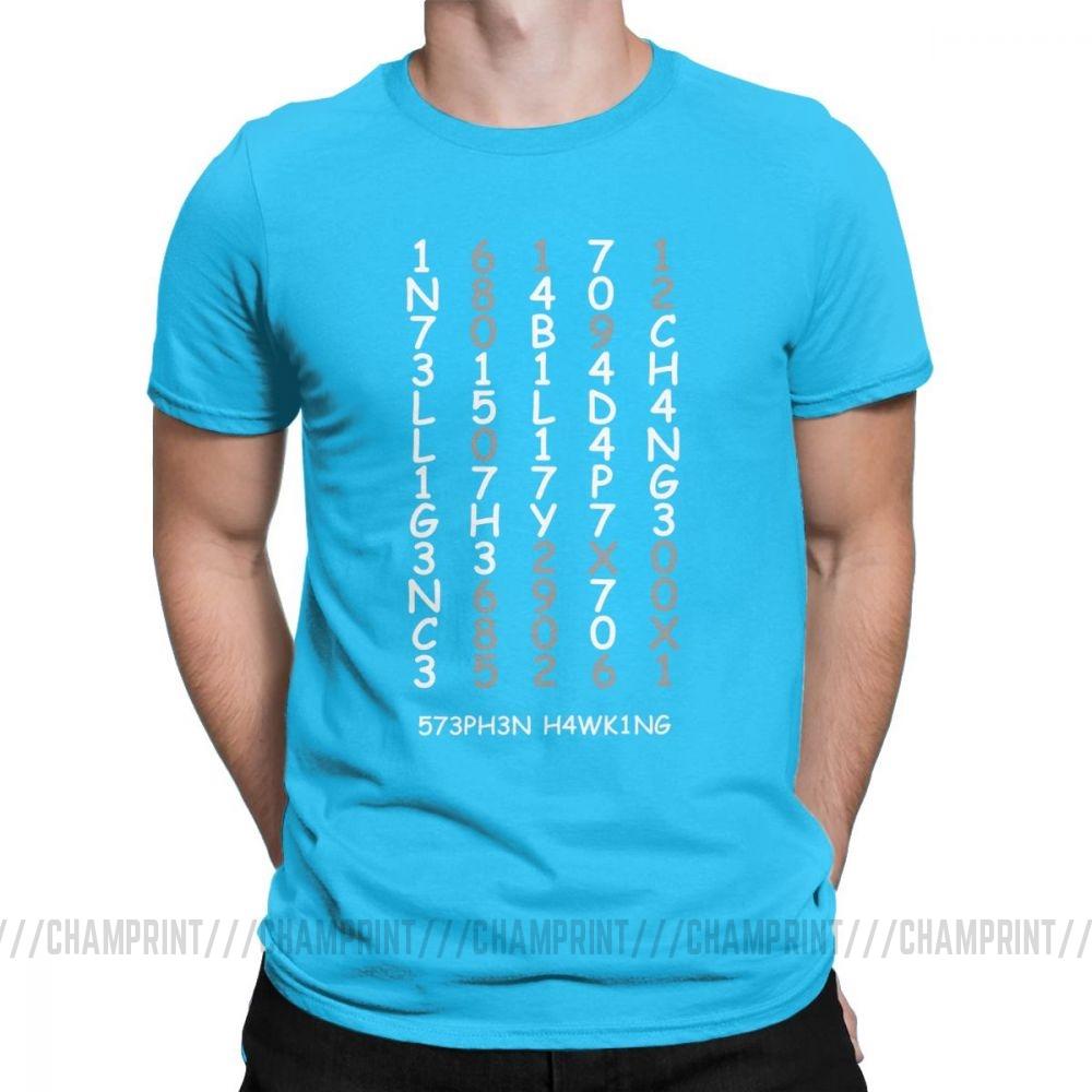 Intelligence Vintage T Shirts For Men Adapt To Change Brain Power Mind Geeky Tops Plus Size
