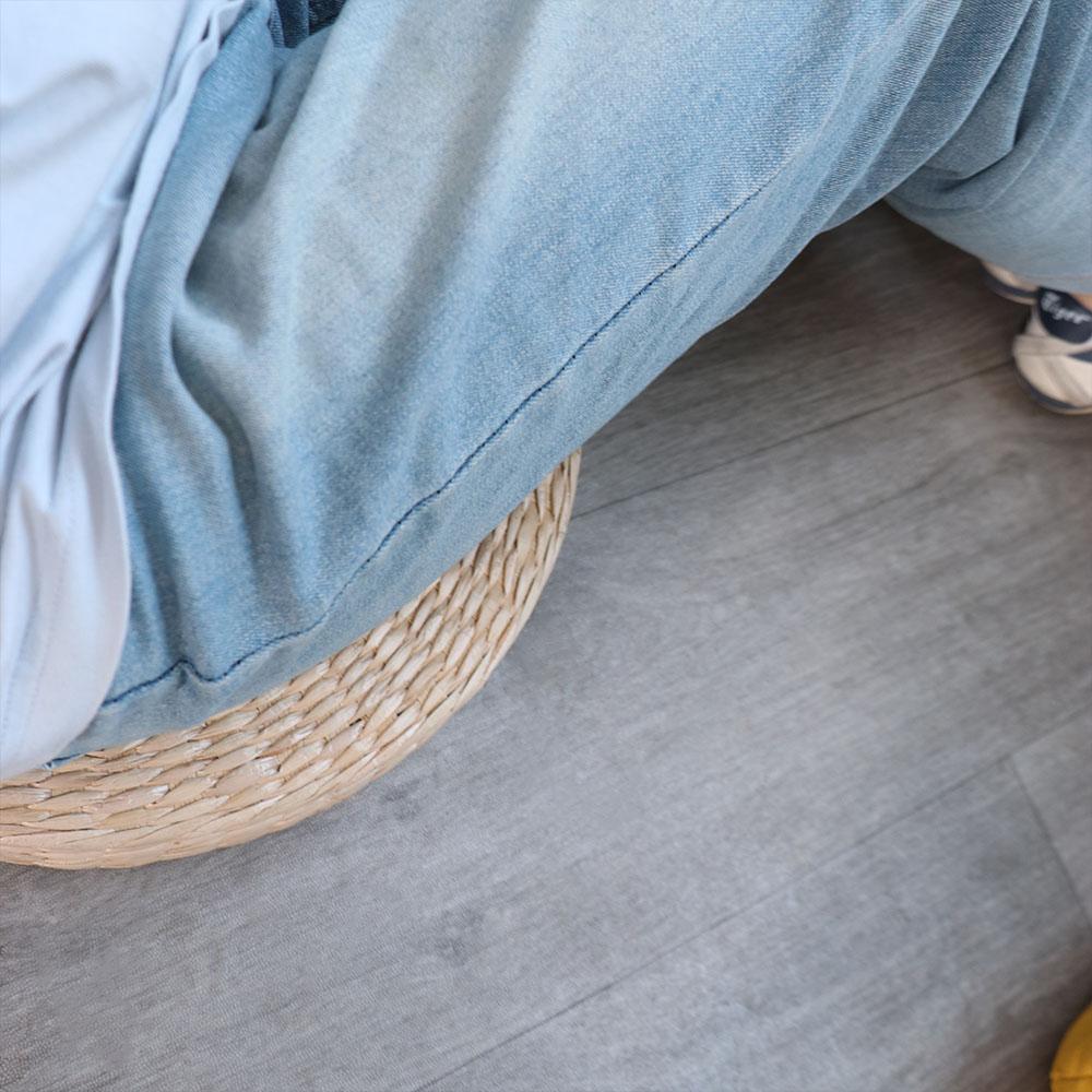 Japanese Style Natural Straw Futon Cushion Round Floor Mat Rustic Tatami Cushion Tea Ceremony