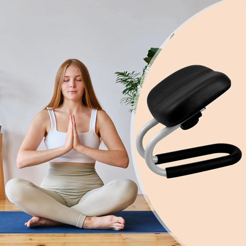 Meditation Seat Sponge Cushion Metal Kneeling Stool Non-slip Leg Sleeve Ergonomic Kneeling Chair Meditation Accessories