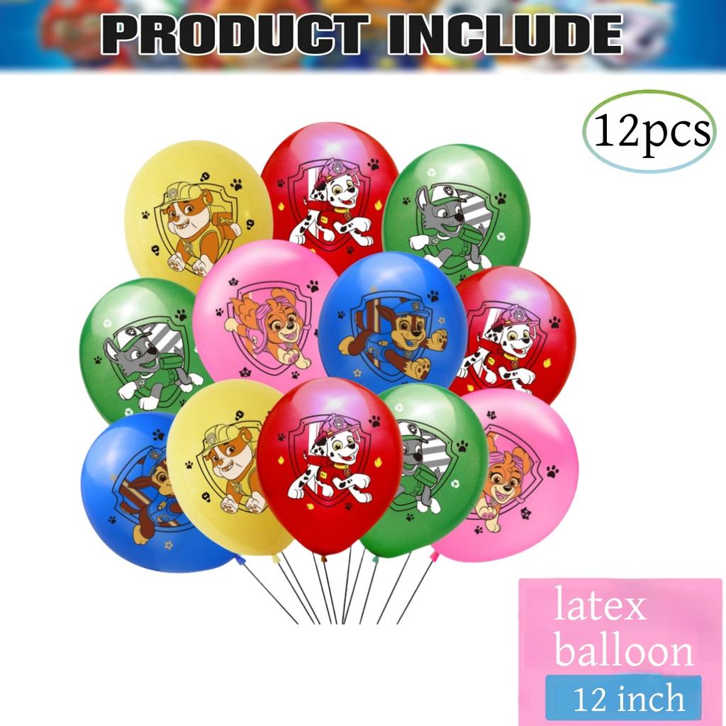 New PAW Patrol Birthday Party Decorations Dog Skye Balloons Plate Tablecloth Gift Bag Baby Shower Kids Party Supplies Toys gifts