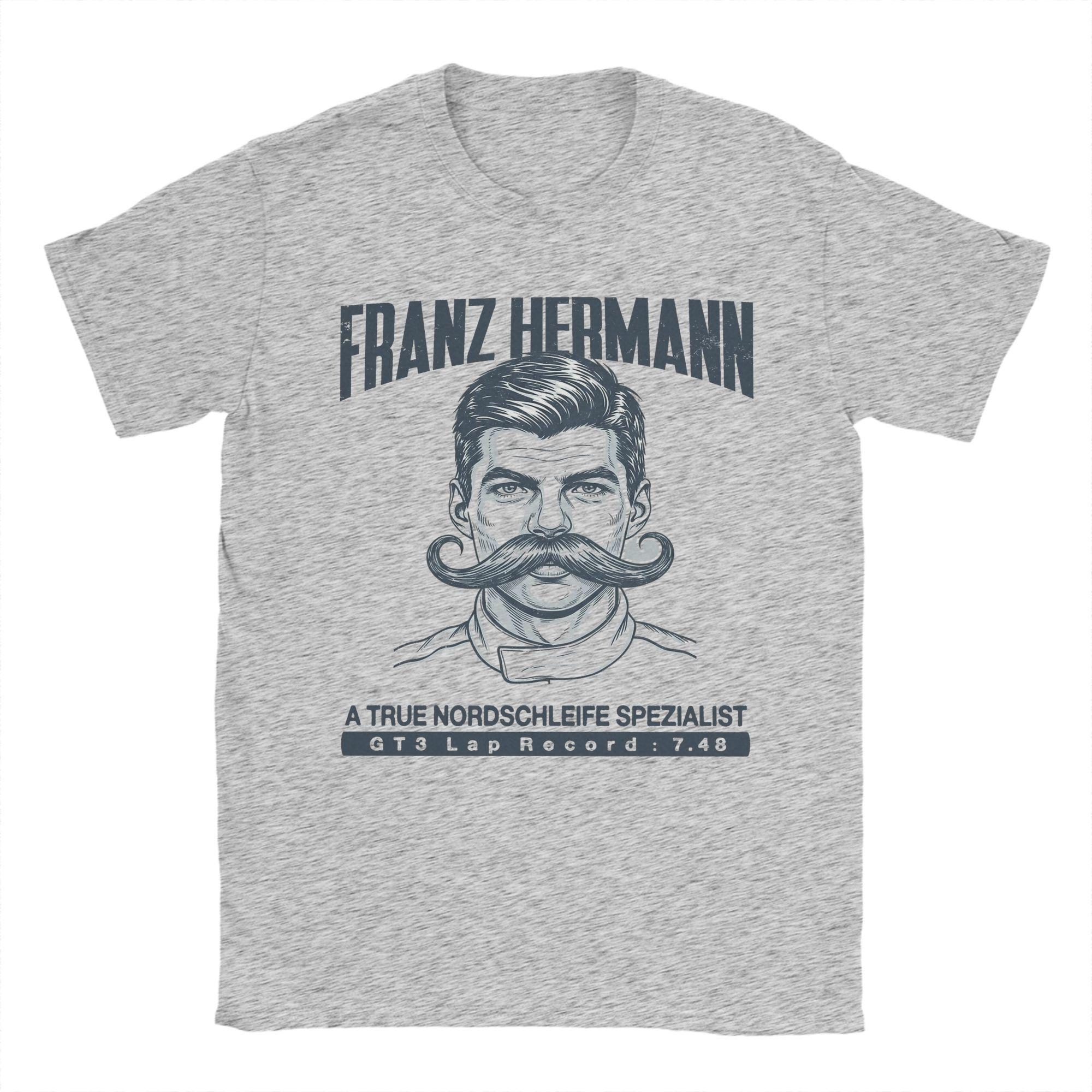

Franz Hermann Meme TShirt for Men Novelty Tees Round Collar Short Sleeve T Shirt Clothing S