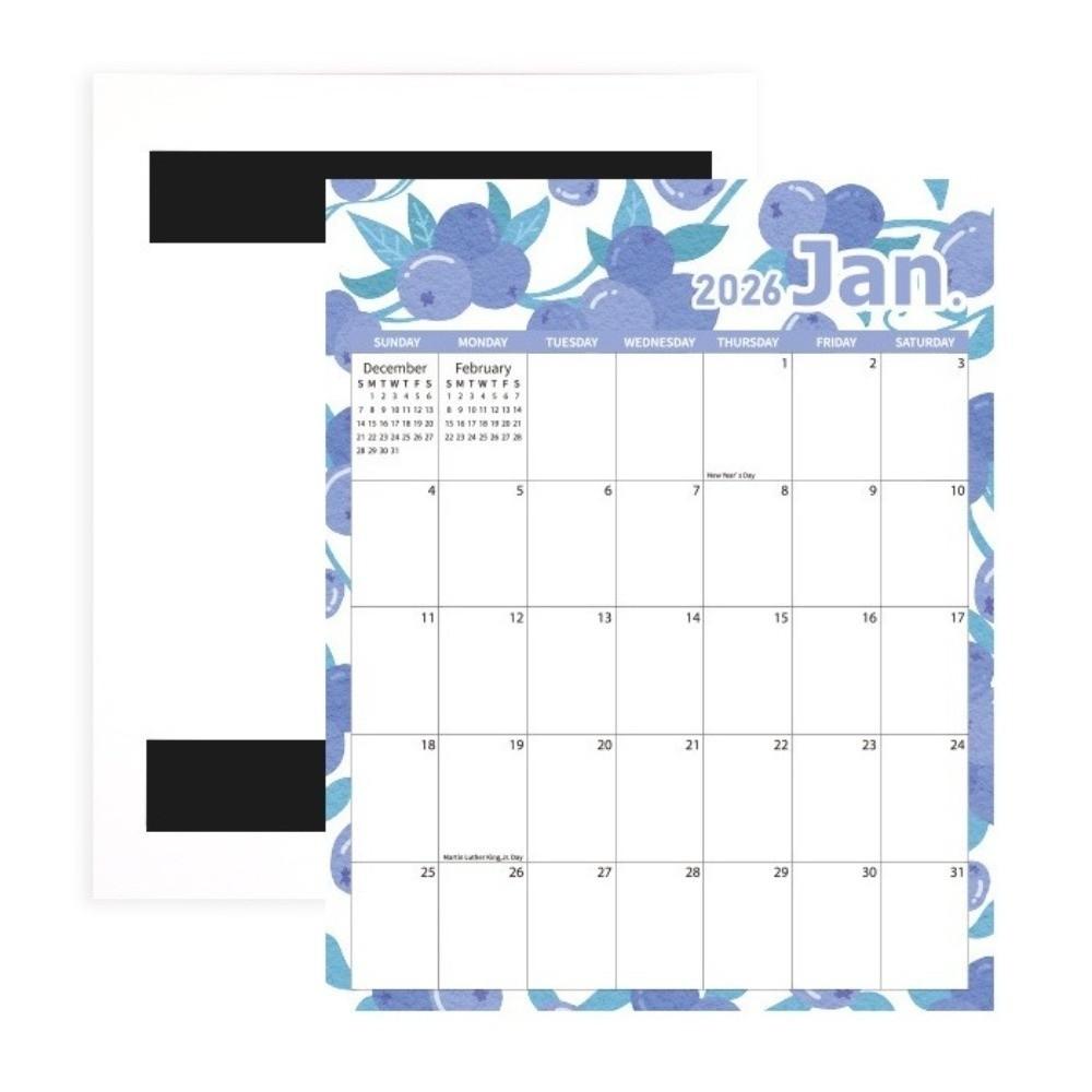 Smudge-proof Daily Planning Calendar 12-month Schedule Planner New Countdown Calendar  Home Use
