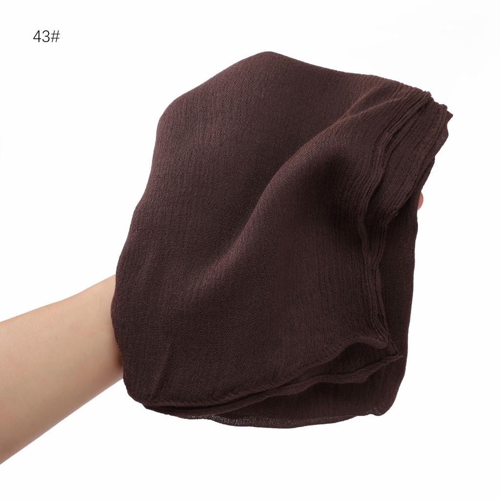 Foulard Hijab en coton rayonne uni uni pour femme, grande taille, châles et enveloppes de haute qualité, bandeau musulman, turban islamique