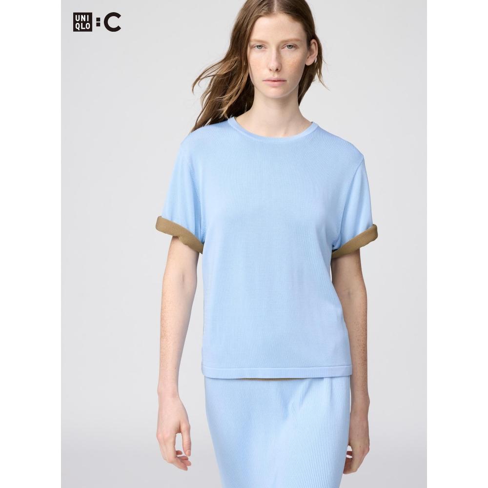 Uniqlo Japan Boxy KniT T Washable
