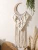 Handwoven Tapestry with 5 Tassels leaf Boho Bedroom Living Room Wall Decor Home Decor Children's Room Nursery Hanging Ornaments