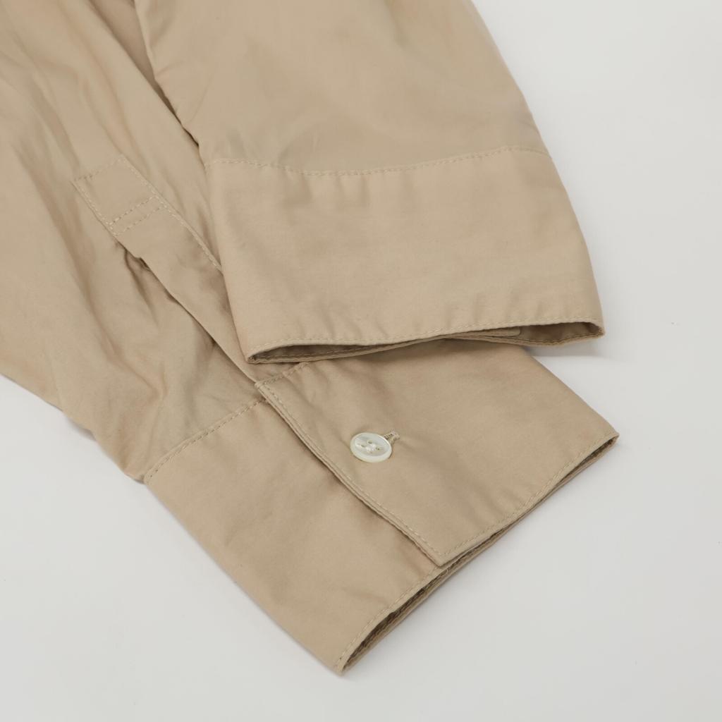 UNIVERSAL TISSU UT211SH009 Beige Natural Type Band Collar Long Shirt tops Not written beigeUsed