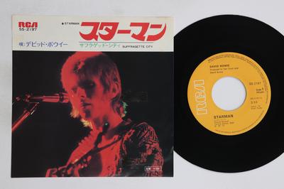7inch Record DAVID BOWIE  Starman  Suffragette City SS2197 RCA 1972 Japan Rock Used