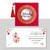 Chinese Style Business Thank You Card with Envelope - Elegant New Year Blessing Small Card