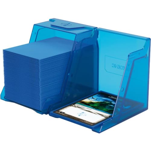 GameGenic Deck Box: Bastion XL Blue (100ct) ? Durable and Sturdy TCG, OCG Card Storage ? Compatible with Pokemon Yugioh Commander and MTG Magic: The G