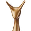 Lavish Gold Home Decor Happy Deer Family Ceramic Figurine (Set of 3, Matte Gold)