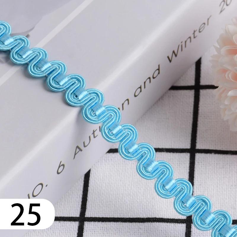 15 Meter Curtain Fringe Lace Edge 1.2cm Width Tassel Lace Trim Ribbon For Sewing Sofa Pillow Home Upholstery DIY Accessories