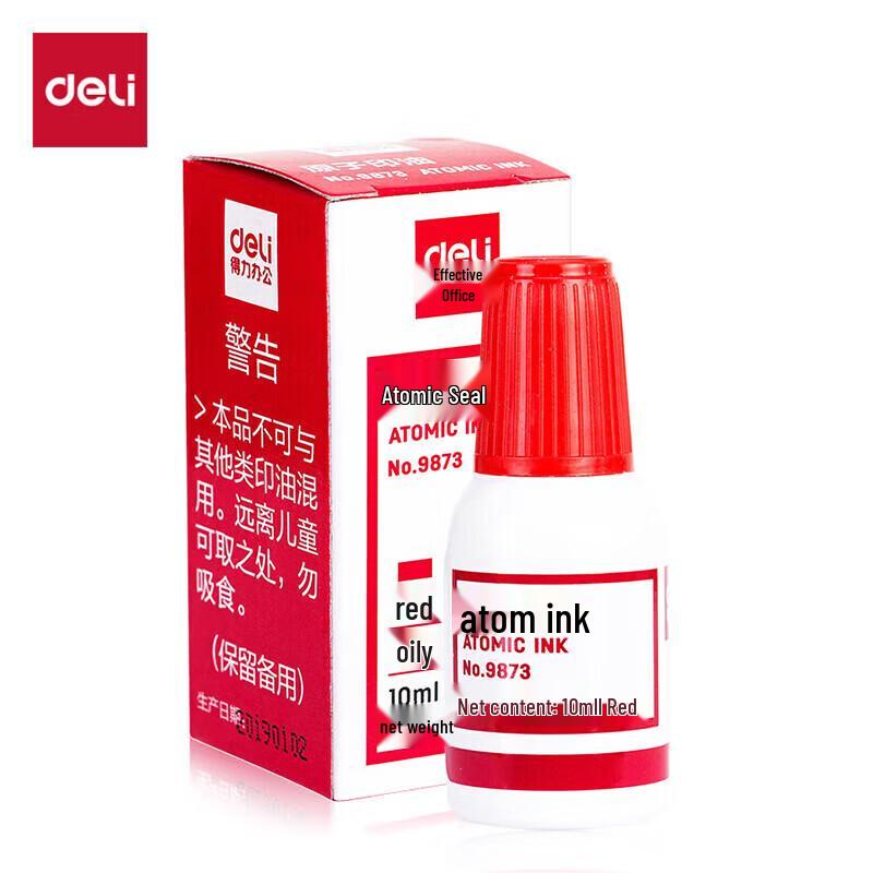 Deli Financial Stamp Ink Oil