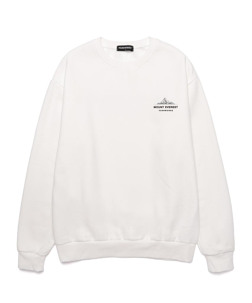 VANNWORKS Everest Oversized Sweatshirt (Vls0004) White (B Type)