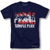 Simple Plan Shirt Rock Concert Tour Vintage Graphic Design T-Shirt