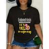 Endometriosis Awareness Warrior Support T-Shirt | Casual Style, Regular Length, Short Sleeve, Geometric Pattern, Slight Stretch Fabric