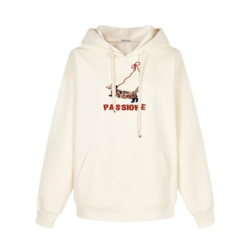 

FivePlus Women s Preppy Hooded Sweatshirt L